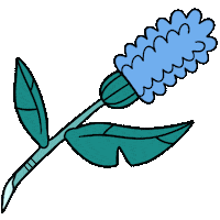 Flower Wiggle Sticker