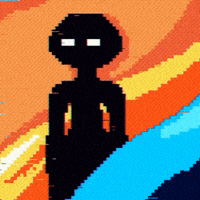 Geryco monster alien shadow strange GIF