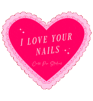 Valentines Day Nails Sticker by Cass Pro Studios
