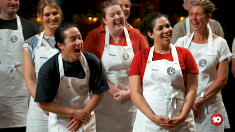Happy Laugh GIF by MasterChefAU