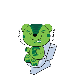 Toilet Paper Bear Sticker by DeddyBears
