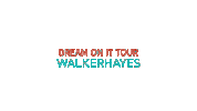 dream tour Sticker by Walker Hayes
