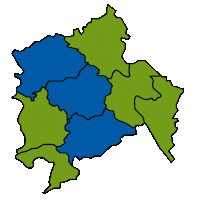 hameln-pyrmont deutschland niedersachsen karte landkreis Sticker