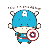 captain america marvel Sticker