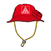 Tag Der Arbeit Hut Sticker by IG Metall