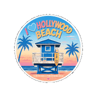 Florida Hollywood Sticker