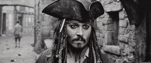 johnny depp piratas of the caribbean GIF