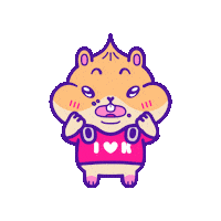 Surprised Hamster Sticker