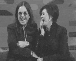 Happy Black And White GIF