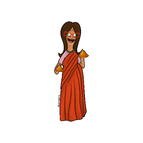 Bobs Burgers Indian Sticker