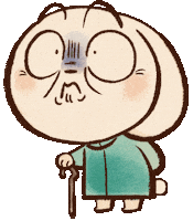 Scared Chinese Zodiac Sticker by Sticky Brain Studios