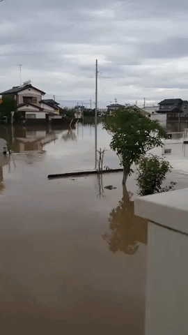 Thousands Evacuated as Floods Hit Central Japan