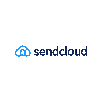 Sendcloud animation logo blue bounce Sticker