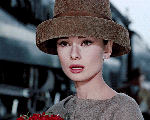 Sad Audrey Hepburn GIF