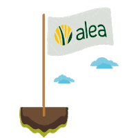 Aleaycia agro bandera alea aleaycia Sticker