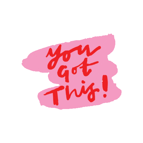 Pink Yes Sticker by Eleanor Bowmer