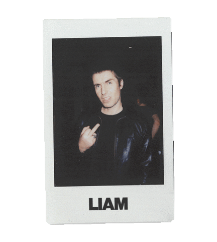 rock n roll Sticker by Liam Gallagher