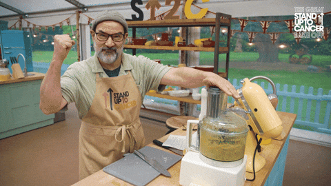Happy Dance GIF by The Great British Bake Off