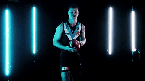 Fade Away Aussie Rules GIF by Port Adelaide FC
