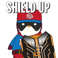 Protect Ready Up Sticker by Pudgy Penguins
