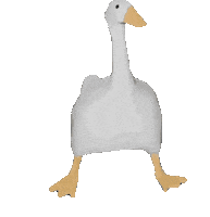 Goose Sticker by hamlet