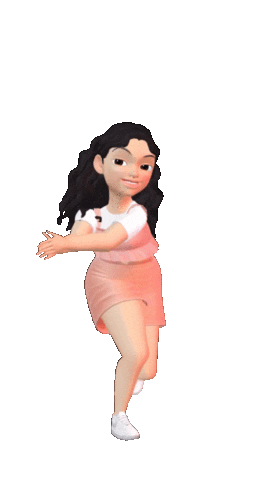 Cute Girl Sticker