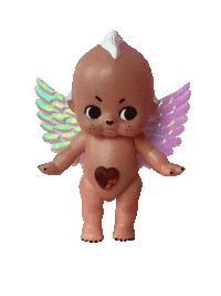 EganStreetDesign valentine valentines day angel valentines Sticker
