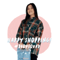 Myrubylicious happy new shopping shop Sticker