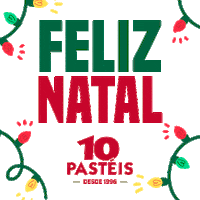 Feliz Natal Food Sticker by 10 Pastéis