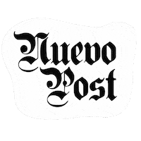 Fraktur_a new post nuevo post blackletter fraktur Sticker