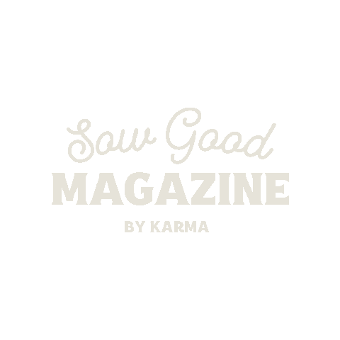 Sow Good Magazine By Karma Sticker by Karma Collab hub