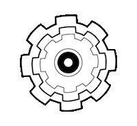 logo gear Sticker by Simplemachine