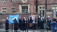 English Nuns Sing in Support of UK's 'Clap for Our Carers'