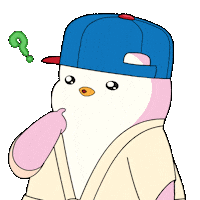 Confused Wait What Sticker by Pudgy Penguins