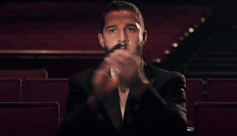 Shia-labeouf-clap GIFs - Get the best GIF on GIPHY
