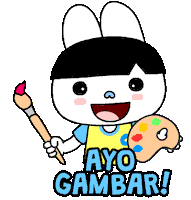 Happy Drawing Sticker by Fun Cican