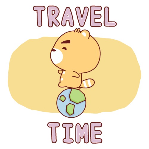 Time Traveler Travel Sticker by bluesbear