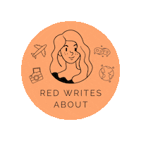 carrierwa blog blogger write redhead Sticker
