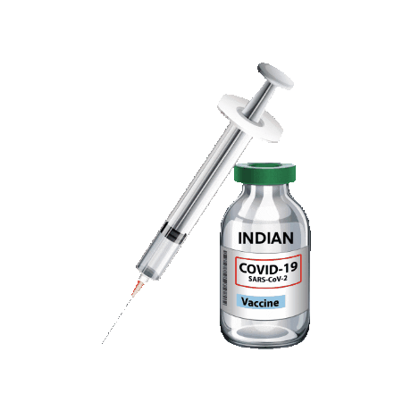 Indian Vaccine Sticker by techshida