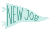 New Job Work Sticker