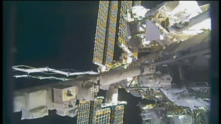 space walk GIF by NASA