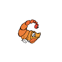 dannyarafa ouch bite poison scorpion Sticker