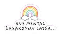 Rainbow Graphic Design Sticker