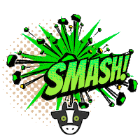 Mucca Smash Sticker by The Xtreme Burger