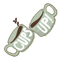 TakeRootsPR cheers good morning good job mug Sticker