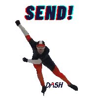 Speed Send It Sticker by DASH Skating