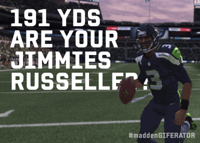 Seattle Seahawks GIF by Madden Giferator