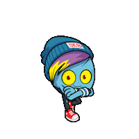 Toikido excited run skate skateboard Sticker