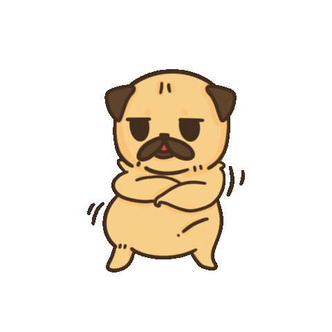 Dog Pug Sticker