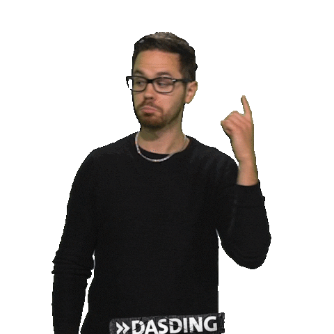 Point Finger Sticker by DASDING